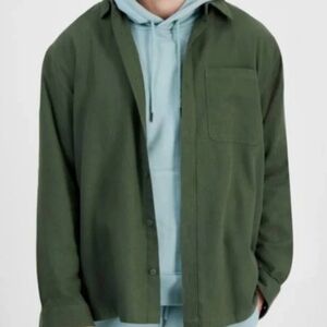 Mode of One Men's Relaxed-Fit Flannel Shirt Wild IVY Size M,XL NWT